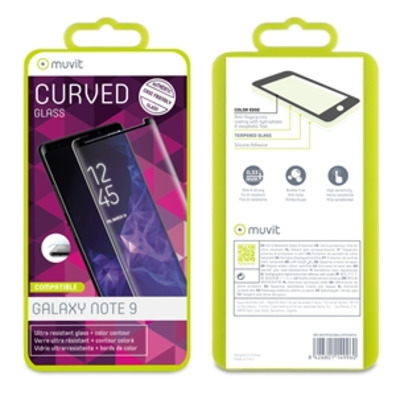 Tempered glass Samsung Galaxy Note 9 with Black Frame