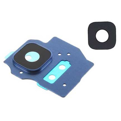 Rear Camera Lens Cover + Plastic Lens for Samsung Galaxy S8 Plus - Blue