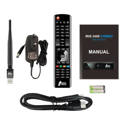 Satellite decoder + TDT Iris 2400 UHD Combo