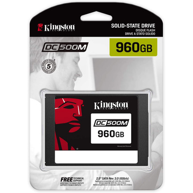 2.5 '' SSD 960GB SATA 3 Kingston DC500M Hard Disk