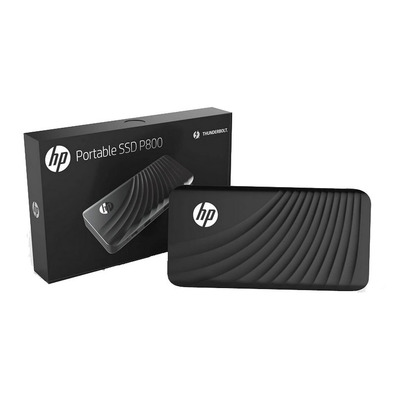 HP SSD External Hard Disk NVME P800 256GB Black Thunderbolt 3