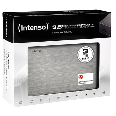 External hard drive Intense 6033512 4 TB 3.5" USB 3.0