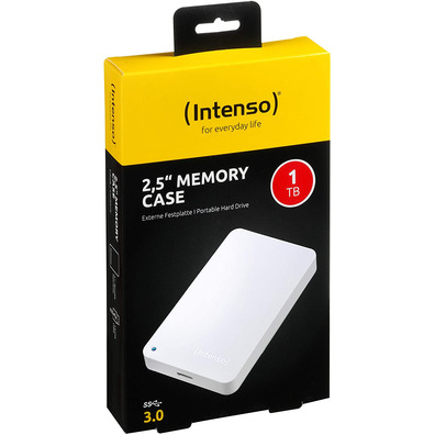 External hard disk Intenso Memory Case 1 TB 2.5" White
