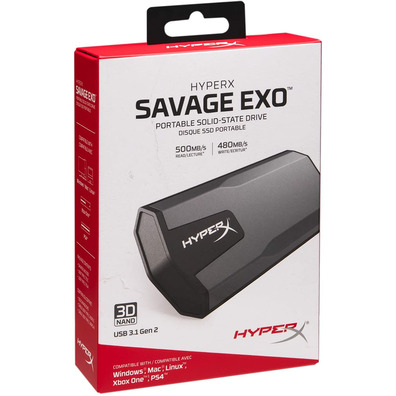 External hard disk Kingston SSD Savage EXO 960 GB USB 3.1