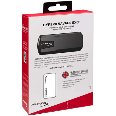 External hard disk Kingston SSD Savage EXO 960 GB USB 3.1