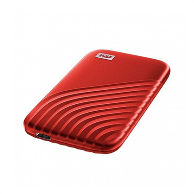 SSD External Hard Disk 1 TB Western Digital My Passport Red