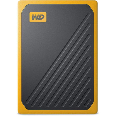 External hard disk SSD Western Digital My Passport Go 500 GB Yellow