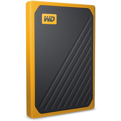 External hard disk SSD Western Digital My Passport Go 500 GB Yellow