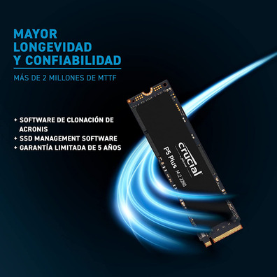 Crucial SSD Hard Disk 500GB P5 Plus 2.5 '' PCIE M2 2280SS