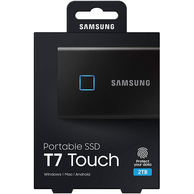 Hard disk SSD Samsung T7 Touch 2TB Black