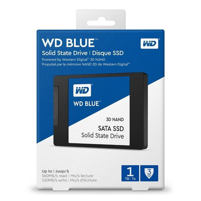 Hard Disk SSD Western Digital Blue SATA 3 1TB 2.5 ''