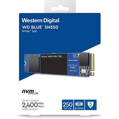 Western Digital Hard Disk Blue M2 SSD 250GB PCIe SN550 NVMe