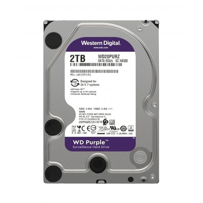 Western Digital Purple Disk (Videosurveillance) 2TB 3.5 '' SATA 3