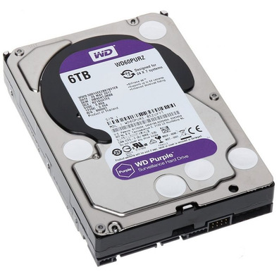 Western Digital Purple Disk (Videosurveillance) 6TB 3.5 '' SATA 3