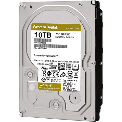 Western Digital WD Gold Enterprise Class 10TB 3.5 " SATA III 256MB