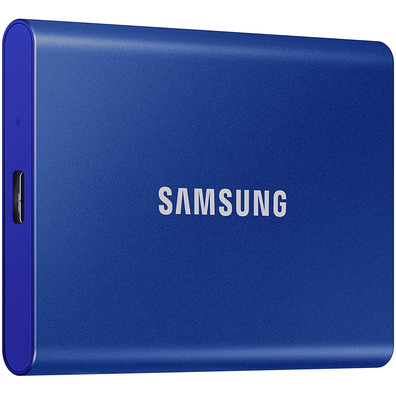 External Disk SSD Samsung Portable T7 500GB USB 3.2 Blue