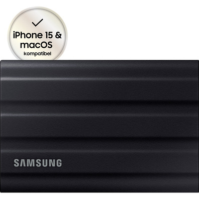 External Disk SSD Samsung Portable T7 Shield 4TB/USB 3.2/ Black