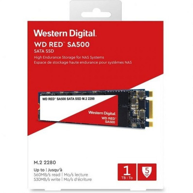 Western Digital Red SA500 NAS 1TB SATA 3 M2 Disk