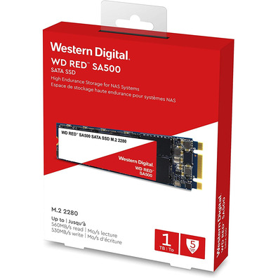 Western Digital Red SA500 NAS 1TB SATA 3 M2 Disk