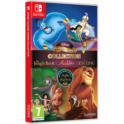 Disney Classic Games Collection (Aladdin, King Leon, The Book of the Jungle) Switch