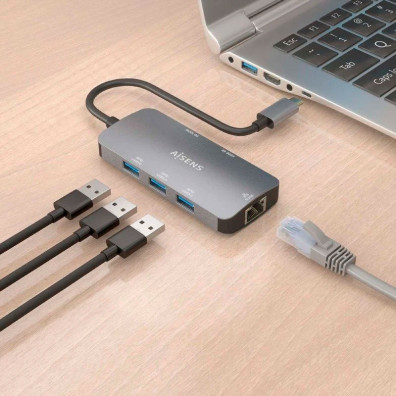 Dching USB type C Aisens ASUC-6P019-GR