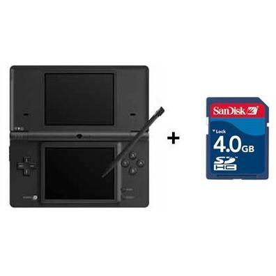 Nintendo DSi Black + SDHC 4 GB