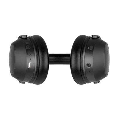 Bluetooth Energy System Travel 6 ANC Black Headphones