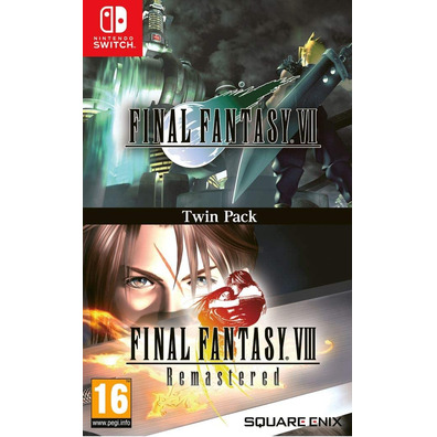 Final Fantasy VII + Final Fantasy VIII Remastered (Twin Pack) Switch