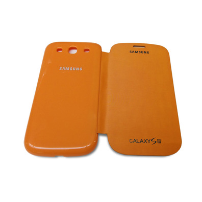 Flip Cover Case for Samsung Galaxy S3 Orange