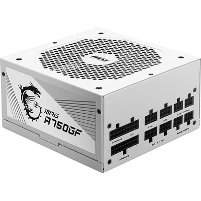 AX 750W MSI MPG A750GF White Power Supply