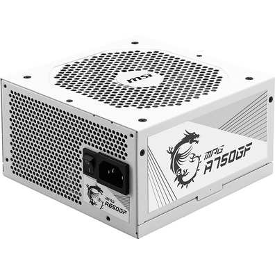 AX 750W MSI MPG A750GF White Power Supply