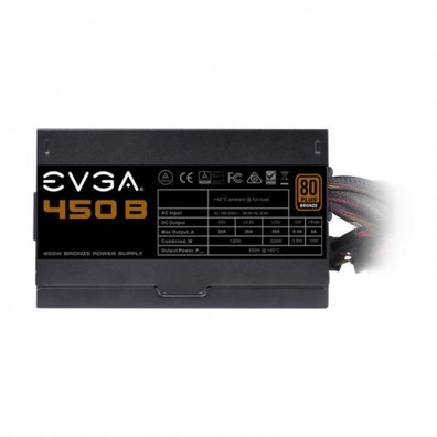 EEVGA Power Supply 100-B1-0450-K2 450W 80 Plus Bronze