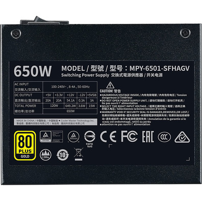 SFX 650W Cooler Master V650 Gold Power Supply