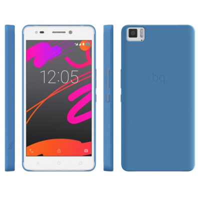 Case Aquaris M5.5 Candy Blue