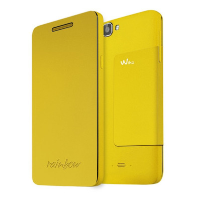 Flip Cover Wiko Rainbow Yellow