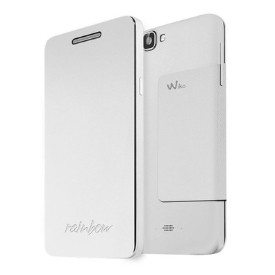 Flip Cover Wiko Rainbow White