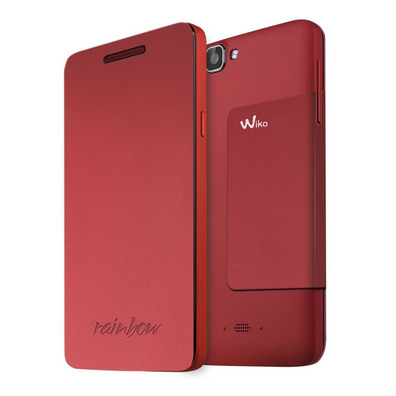 Flip Cover Wiko Rainbow Red