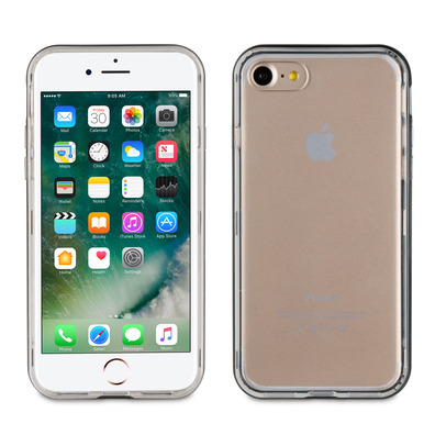 Crystal Soft Bump Black iPhone 7 Muvit Case