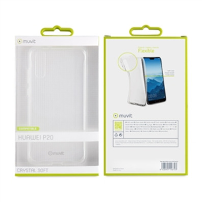 Crystal Case Soft Transparent Huawei P20 Muvit