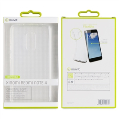 Case Crystal Soft Transparent Xiaomi Redmi Note 4 muvit