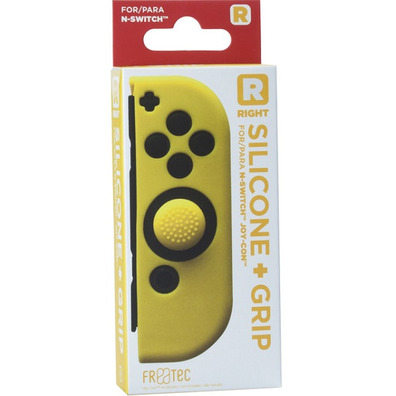 Silicone case Joy With the Right  Grip Yellow