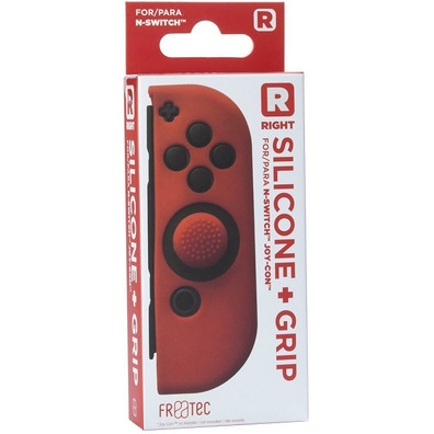 Silicone case Joy With the Right  Grip Red