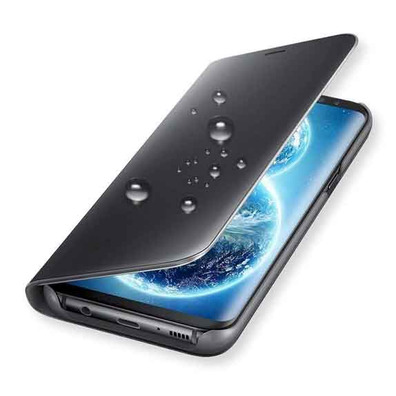 Book Type Mirror Case - Samsung Galaxy S9 Plus Black