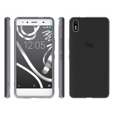 Black Gummy BQ Aquaris X5 Case