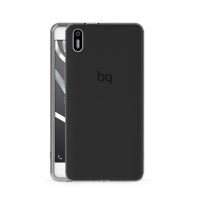 Black Gummy BQ Aquaris X5 Case