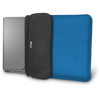 Funda + Mouse Wireless Trust Yvo 15.6 " Blue