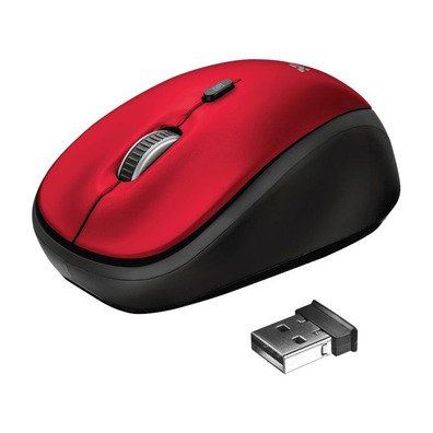 Funda + Mouse Wireless Trust Yvo 15.6 " Red