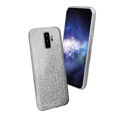 Sparky Glitter Cover for Samsung Galaxy S9+ SBS Silver