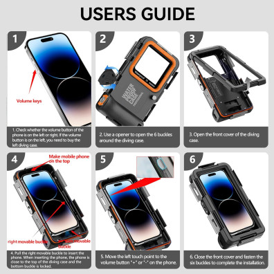 Universal Submersible Case for Smartphone IP68