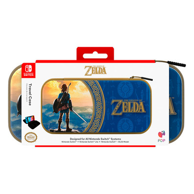 Holster Switch PDP Deluxe Travel The Legend of Zelda-Hyrule Blue